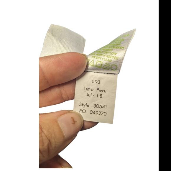 Lilly Pulitzer Tiegan navy bell sleeve button up midi dress 30541 - Picture 8 of 8